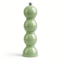 Sage Green Bobbin Salt or Pepper Mill