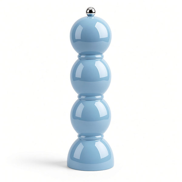 Periwinkle Bobbin Salt or Pepper Mill