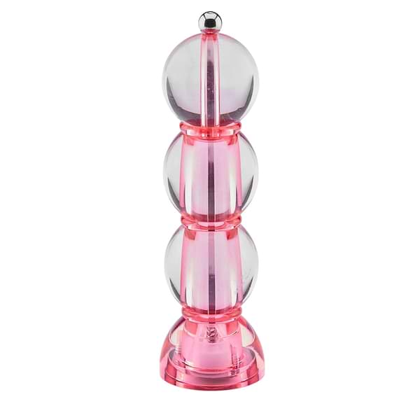 Pink Icy Bobbin Salt or Pepper Mill