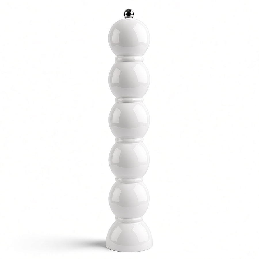 White Grande Salt & Pepper Mill