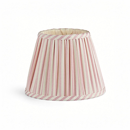 Pink Striped Lampshade - 16cm