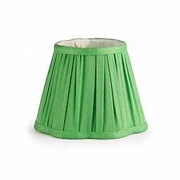 Leaf Green Scallop Lampshade - 16cm