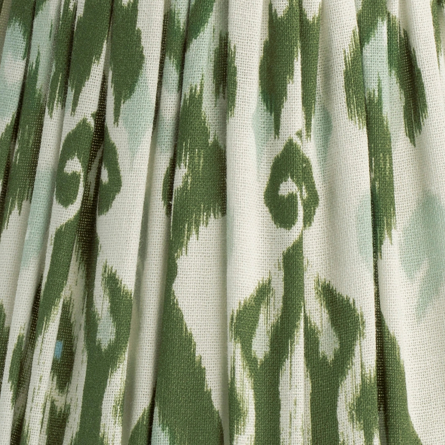Ikat Empire Khaki & Sage Lampshade - 16cm