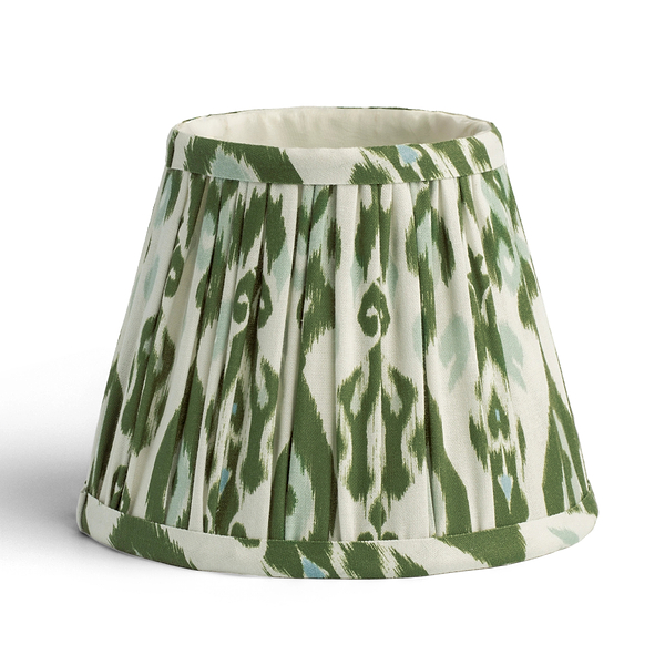 Ikat Empire Khaki & Sage Lampshade - 16cm