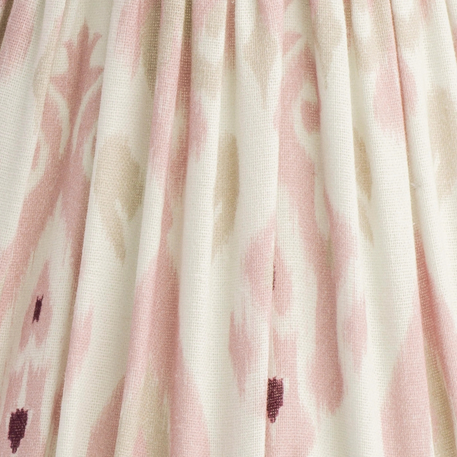 Ikat Empire Mauve & Cappuccino Lampshade - 16cm