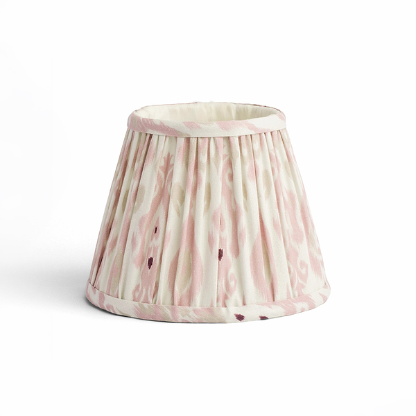 Ikat Empire Mauve & Cappuccino Lampshade - 16cm