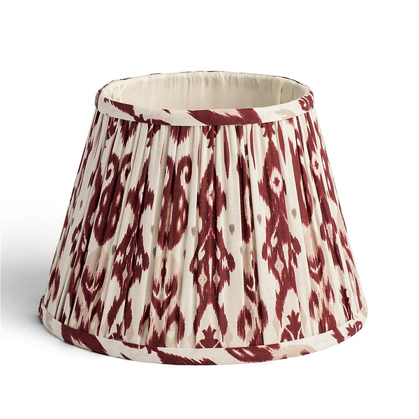 Ikat Empire Cherry & Cappuccino Lampshade - 25cm