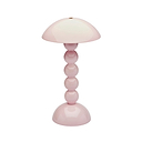 Pale Pink Lacquer Rechargeable Bobbin LED Lamp