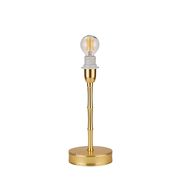 Bamboo Lamp Base Gold 25cm