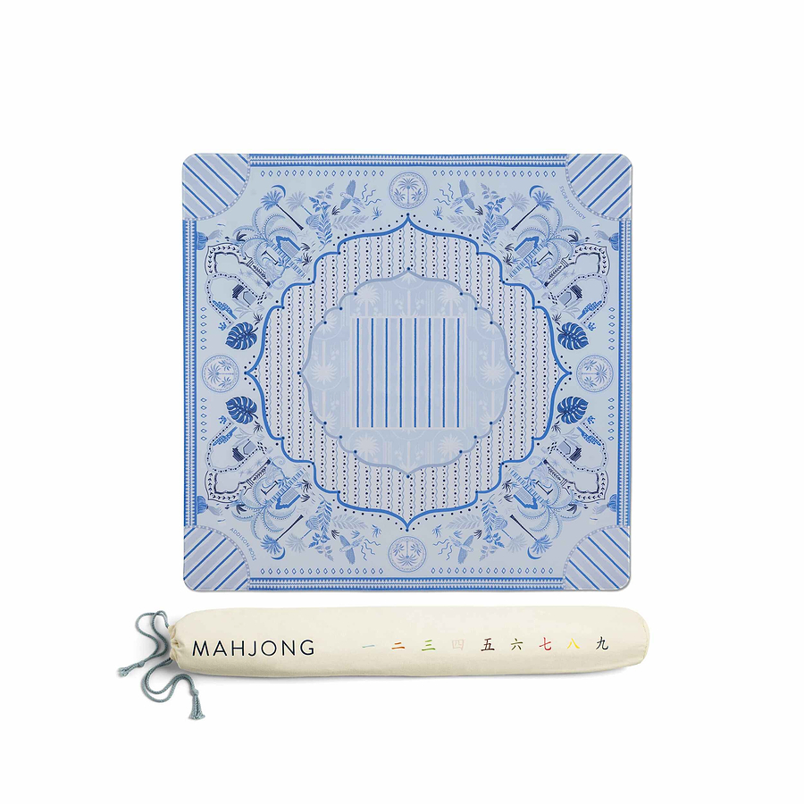 Palm Beach Blue Mahjong Mat