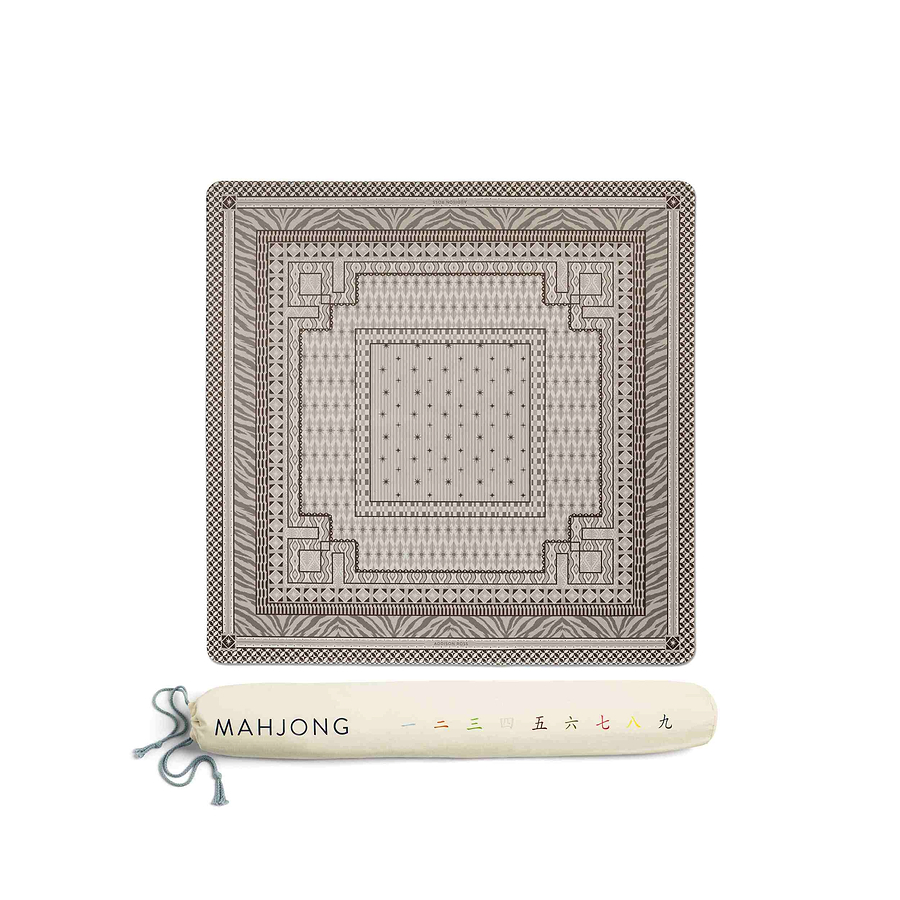 Ikat Mink Mahjong Mat