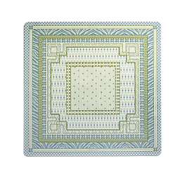 Ikat Green Mahjong Mat