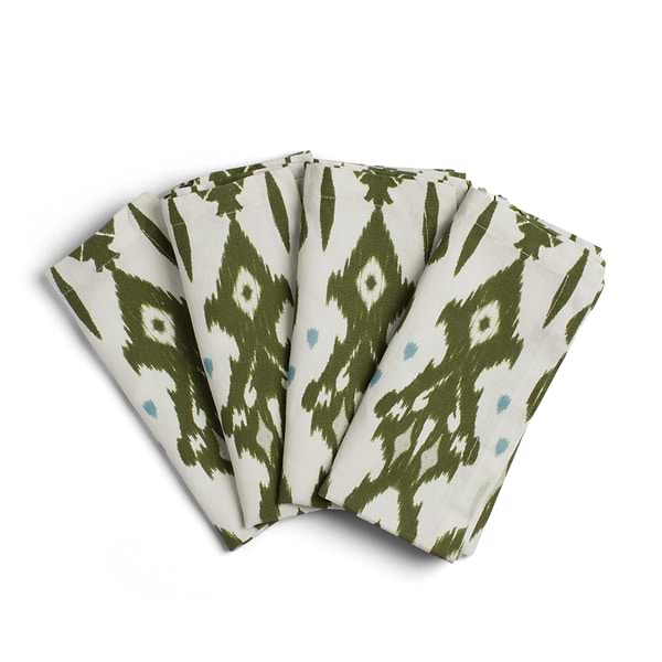 Ikat Khaki Napkins - Set of 4