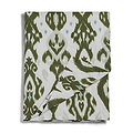 Ikat Khaki Linen Tablecloth