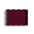 Cherry Small Lacquered Scalloped Tray