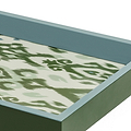 Ikat Small Khaki & Chambray Two-Tone Tray