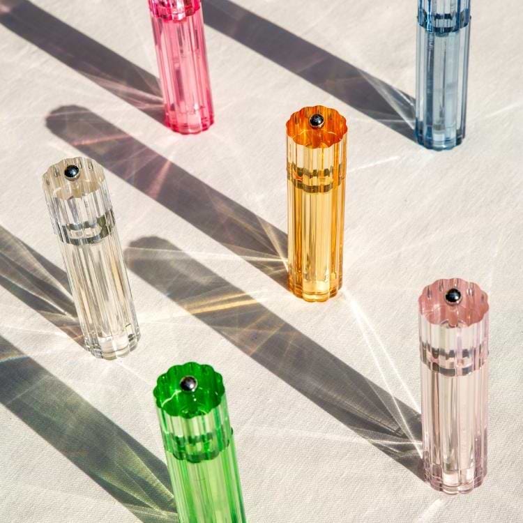 Amber Icy Flute Salt or Pepper Mill - Addison Ross Ltd UK