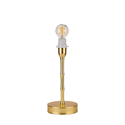 Bamboo Lamp Base Gold 25cm