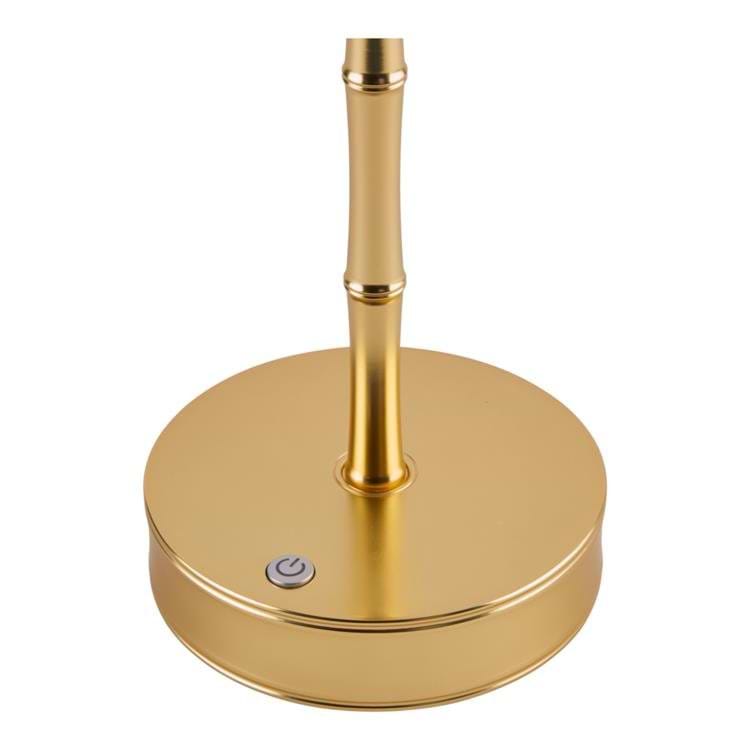 Bamboo Lamp Base Gold 25cm - Addison Ross Ltd UK