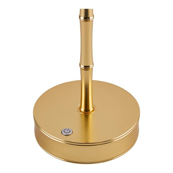 Bamboo Lamp Base Gold 25cm
