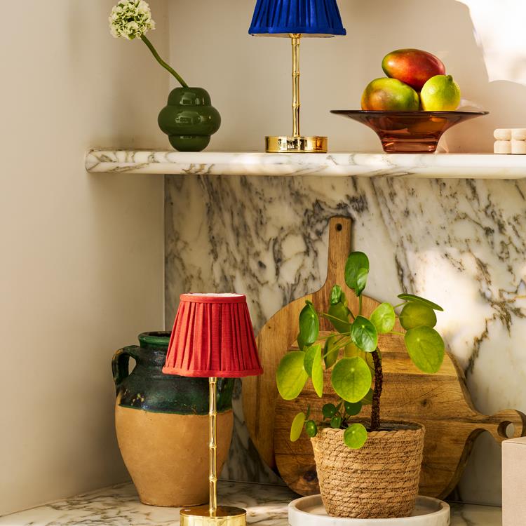 Bamboo Lamp Base Gold 25cm - Addison Ross Ltd UK
