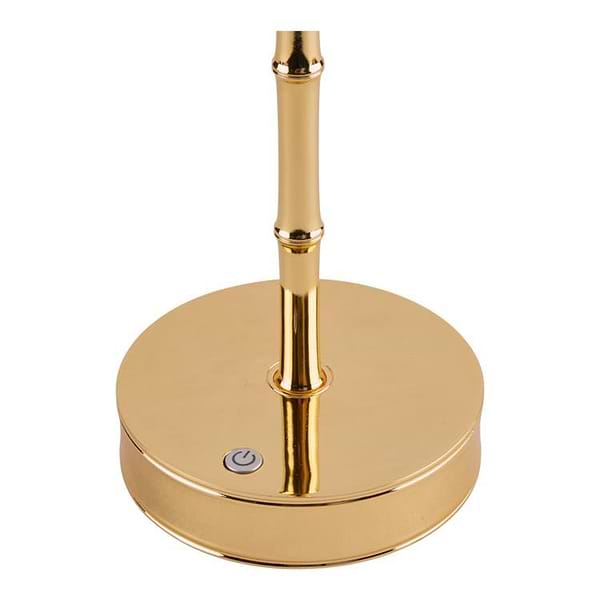 Bamboo Lamp Base Gold 30cm - Addison Ross Ltd UK