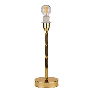 Bamboo Lamp Base Gold 30cm