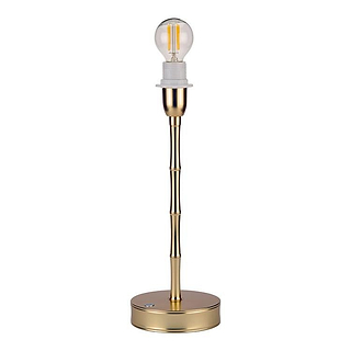 Bamboo Lamp Base Matt Gold 30cm