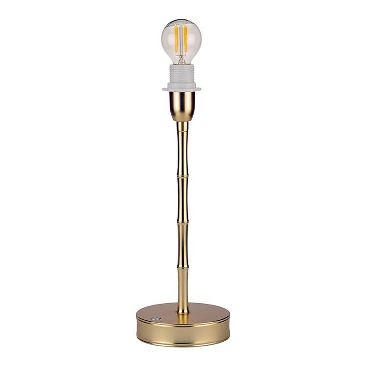 Bamboo Lamp Base Matt Gold 30cm - Addison Ross Ltd UK