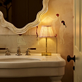 Bamboo Rechargeable Lamp and Shade - Addison Ross Ltd UK