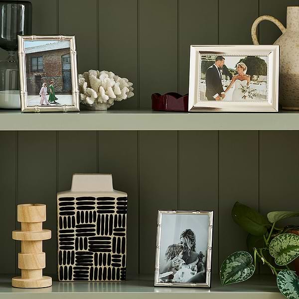 Bamboo Silver Plated Photo Frame - Addison Ross Ltd UK