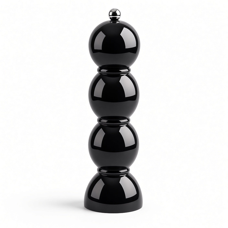 Black Bobbin Salt or Pepper Mill - Addison Ross Ltd UK