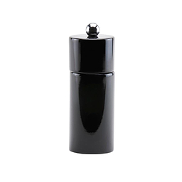 Black Mini Column Salt or Pepper Mill