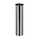 Black Striped Column Salt or Pepper Mill
