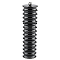 Black Twister Salt or Pepper Mill - Addison Ross Ltd UK