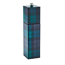 Black Watch Tartan Square Pillar Salt or Pepper Mill