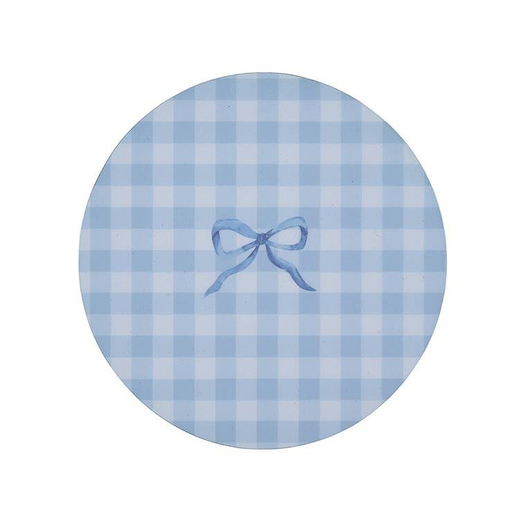 Blue Gingham Coasters - Set of 4 - Addison Ross Ltd UK