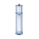 Blue Icy Flute Salt or Pepper Mill