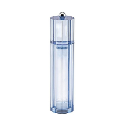 Blue Icy Flute Salt or Pepper Mill