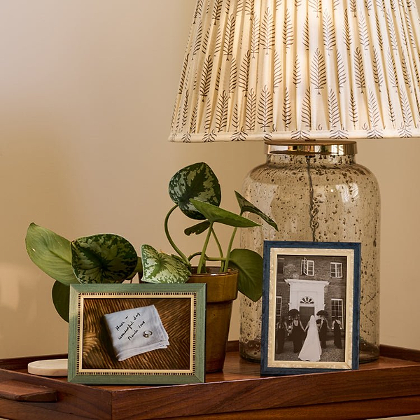 Blue Studio Mother of Pearl Marquetry Frame