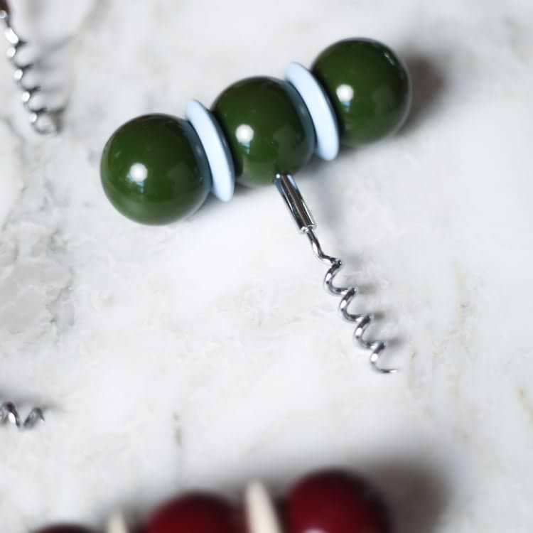 Bobbin Corkscrew Khaki Green & Pale Denim - Addison Ross Ltd UK