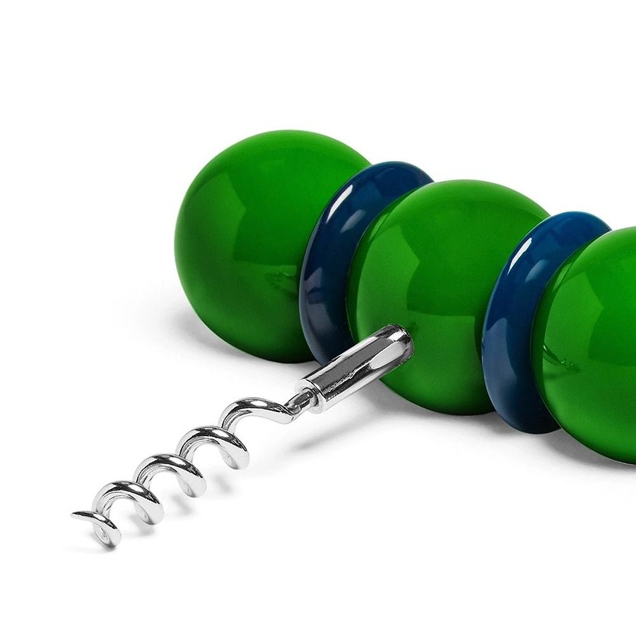 Bobbin Corkscrew Leaf Green & Navy - Addison Ross Ltd UK