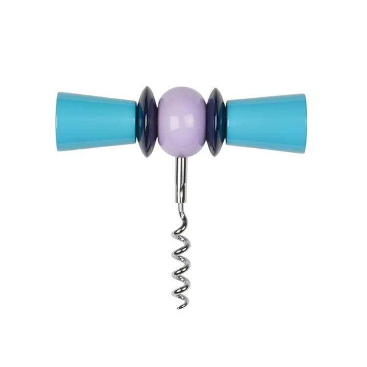 Bow Tie Corkscrew Aqua & Lilac - Addison Ross Ltd UK