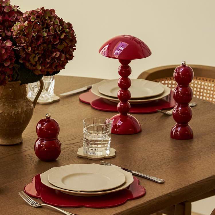 Burgundy Lacquer Placemats – Set of 4 - Addison Ross Ltd UK