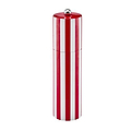 Burgundy Striped Column Salt or Pepper Mill - Addison Ross Ltd UK