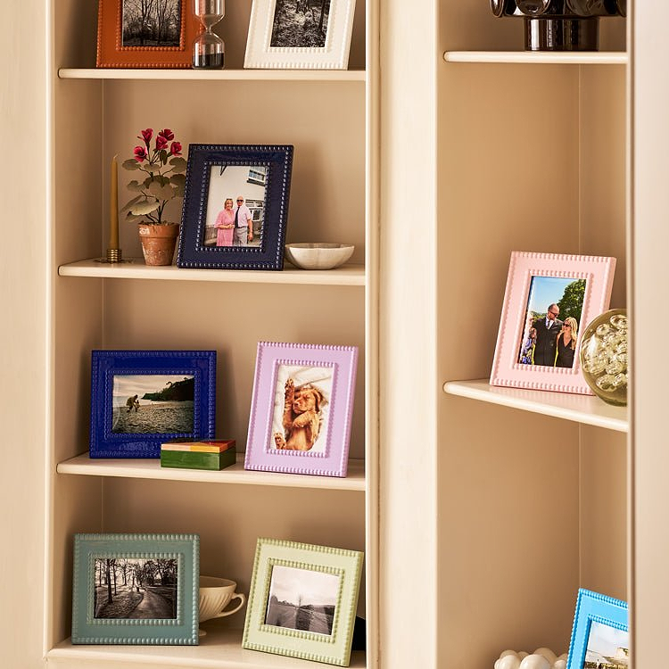 Cappuccino Bobbin Lacquer Photo Frame - Addison Ross Ltd UK