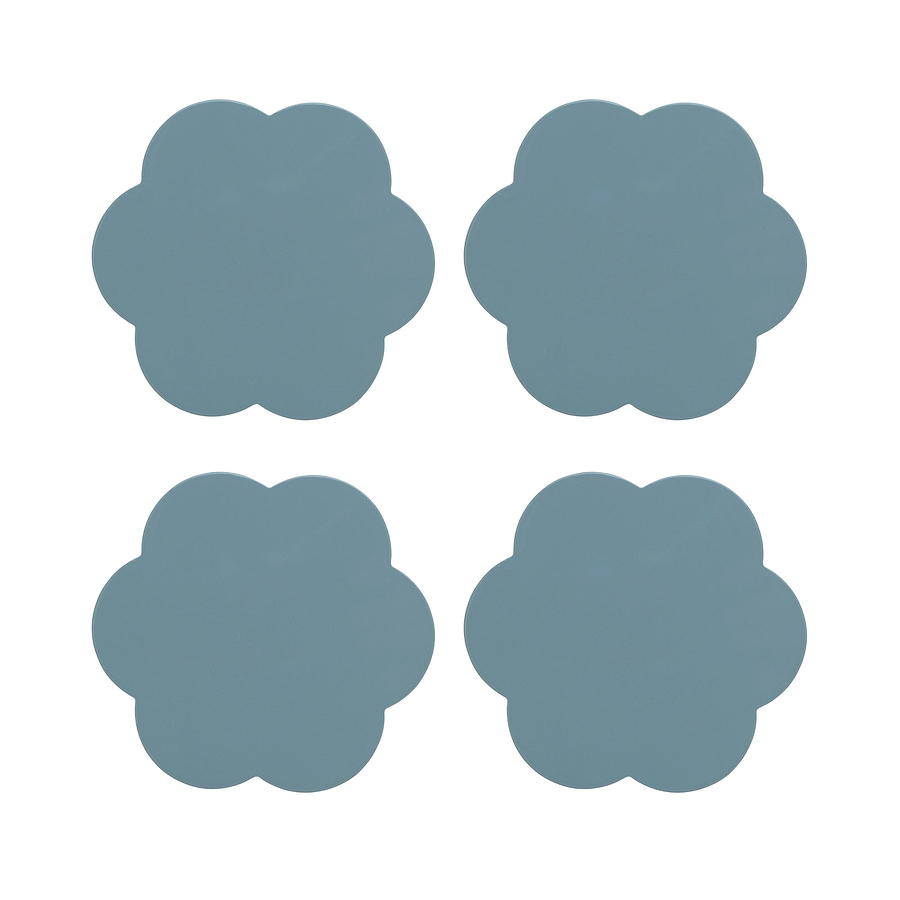 Chambray Blue Coasters – Set of 4 - Addison Ross Ltd UK