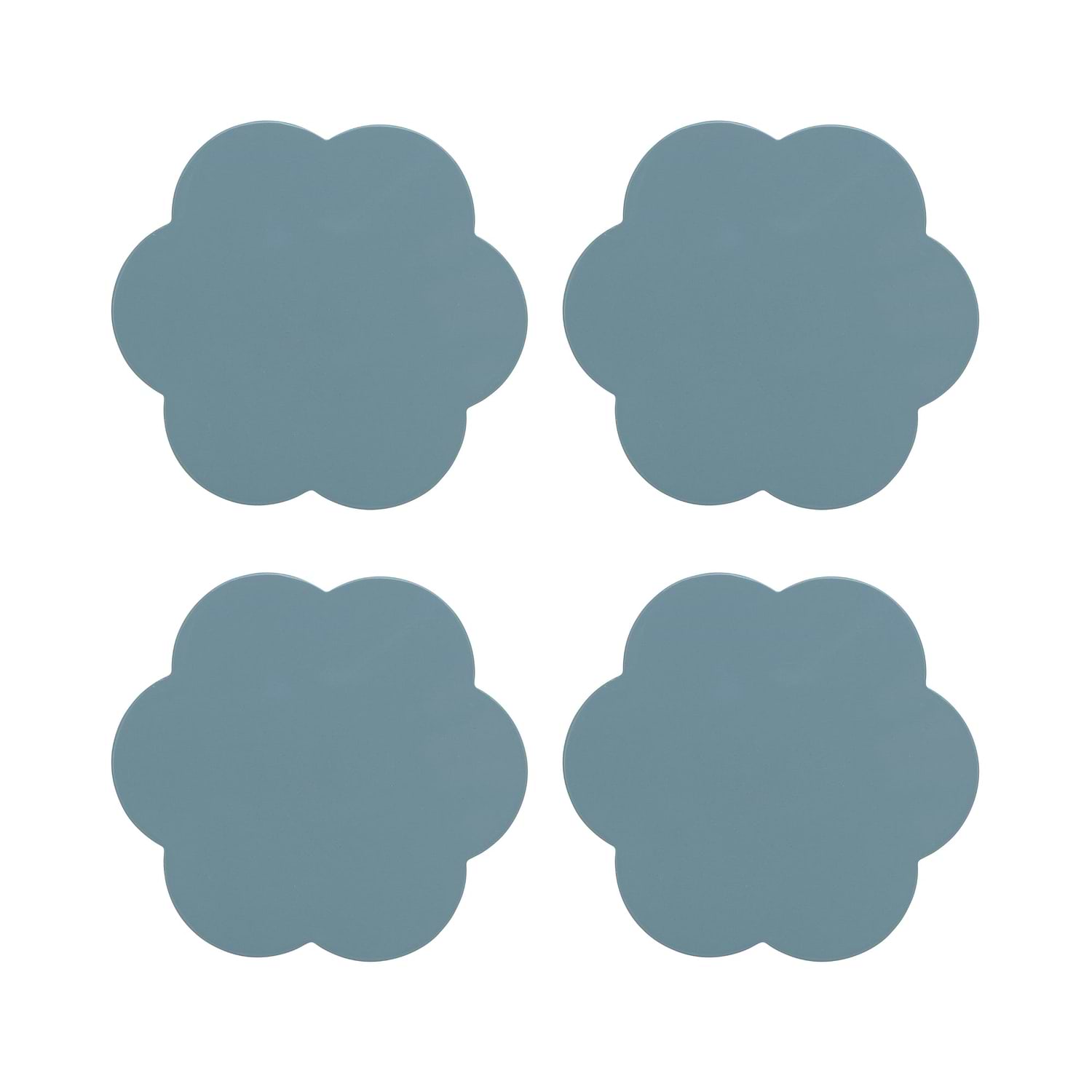 Chambray Blue Coasters – Set of 4 - Addison Ross Ltd UK