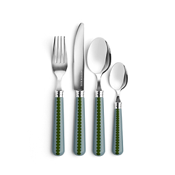 Chambray & Khaki Bobbin Cutlery - 16-Piece Set