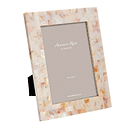Chequer Board Cream Photo Frame